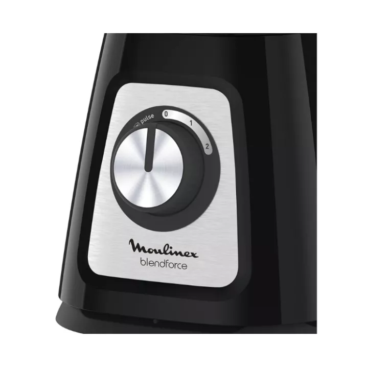 BLENDER BLENDFORCE 600W AVEC 2 BOLS 1.75L ET 1 MOULIN NOIR MOULINEX BLENDER BLENDFORCE 600W AVEC 2 BOLS 1.75L ET 1 MOULIN NOIR MOULINEX