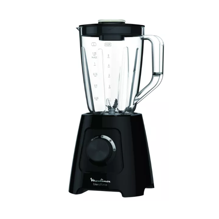 BLENDER BLENDFORCE 600W AVEC 2 BOLS 1.75L ET 1 MOULIN NOIR MOULINEX BLENDER BLENDFORCE 600W AVEC 2 BOLS 1.75L ET 1 MOULIN NOIR MOULINEX