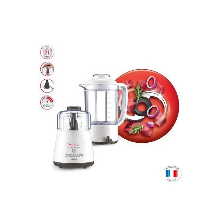 HACHOIR ET BLENDER 1.5L LA MOULINETTE 1000W MOULINEX HACHOIR ET BLENDER 1.5L LA MOULINETTE 1000W MOULINEX