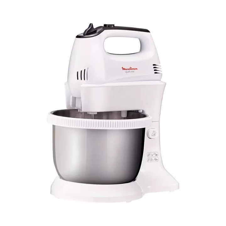 BATTEUR AVEC BOL EN INOX 300W MOULINEX