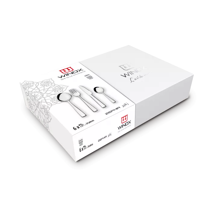 COFFRET DE 24 COUVERTS DE TABLE ZEPHIR WINOX