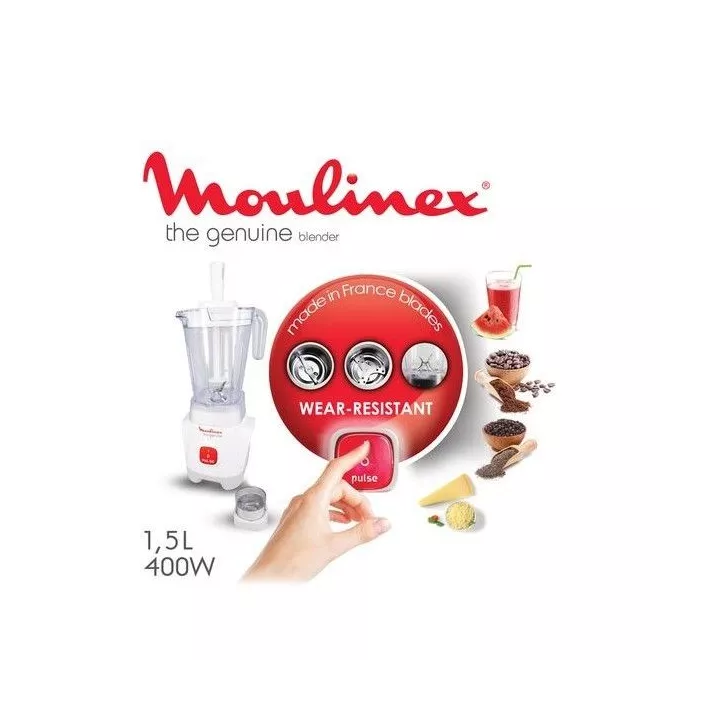 BLENDER 1.5L 400W 2EN1 MOULINEX