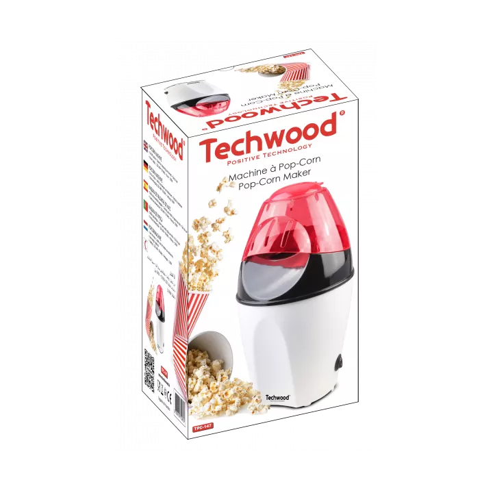 MACHINE À POP CORN 1290W TPC-147 TECHWOOD