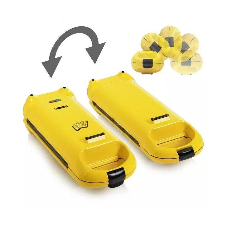 GAUFRIER 700W JAUNE PRINCESS