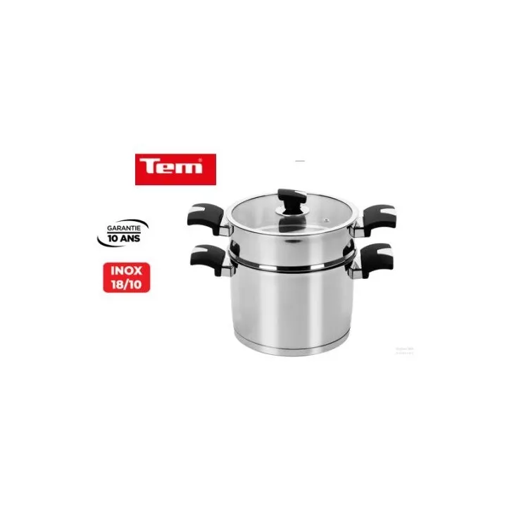 COUSCOUSSIER 5L COSMOS INOX 18/10 TEM