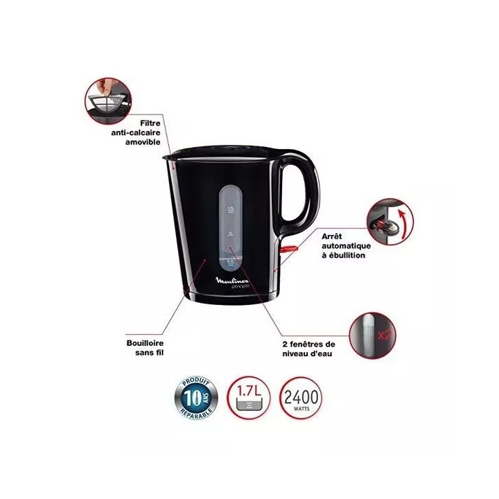 BOUILLOIRE PRINCIPIO 1.7L 2200W MOULINEX