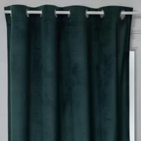RIDEAU OCCULTANT EN VELOURS 140*260CM VERT CÈDRE ATMOSPHERA RIDEAU OCCULTANT EN VELOURS 140*260CM VERT CÈDRE ATMOSPHERA
