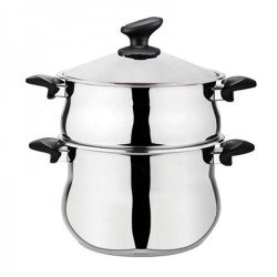 COUSCOUSSIER AVEC COUVERCLE 7L EN INOX 18/10 BONERA