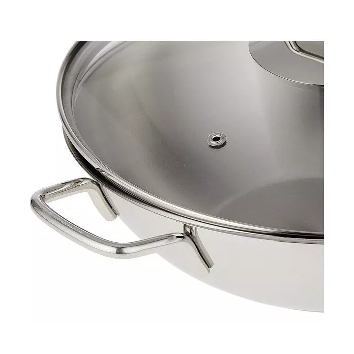 WOK PERLA EN ACIER INOXYDABLE KORKMAZ