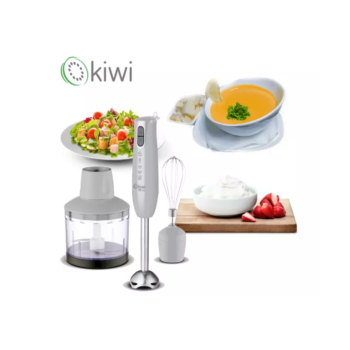 MIXEUR PLONGEANT 3EN1 500W KHB-4440 BLANC KIWI