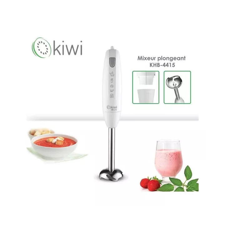 MIXEUR PLONGEANT 300W KHB-4415 BLANC KIWI