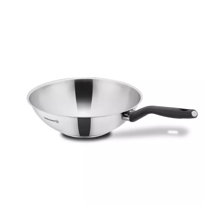 SAUTEUSE NORA Ø28CM EN INOX 18/10 KORKMAZ SAUTEUSE NORA Ø28CM EN INOX 18/10 KORKMAZ