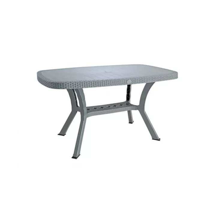 TABLE RECTANGULAIRE HARMONY 137*80CM GRIS SOTUFAB PLAST TABLE RECTANGULAIRE HARMONY 137*80CM GRIS SOTUFAB PLAST