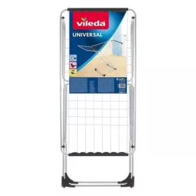 SÈCHE LINGE UNIVERSAL EN ACIER ALLIÉ 18M AVEC ROULETTES VILEDA