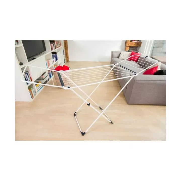 SÈCHE LINGE UNIVERSAL EN ACIER ALLIÉ 18M AVEC ROULETTES VILEDA