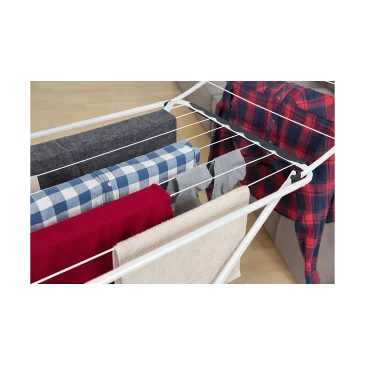 SÈCHE LINGE UNIVERSAL EN ACIER ALLIÉ 18M AVEC ROULETTES VILEDA