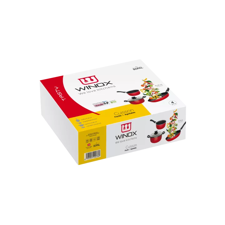 BATTERIE DE CUISINE 4 PIÈCES TASTY WINOX