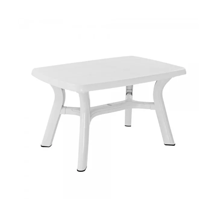 TABLE RECTANGULAIRE EN PLASTIQUE YASMINEJ 140*85CM BLANC SOTUFAB PLAST TABLE RECTANGULAIRE EN PLASTIQUE YASMINEJ 140*85CM BLANC SOTUFAB PLAST