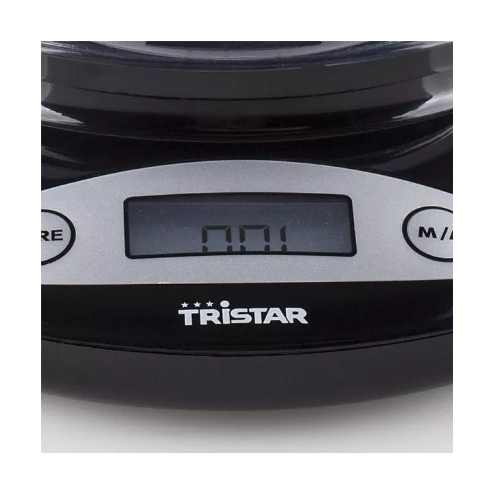 BALANCE DE CUISINE 2KG NOIR TRISTAR