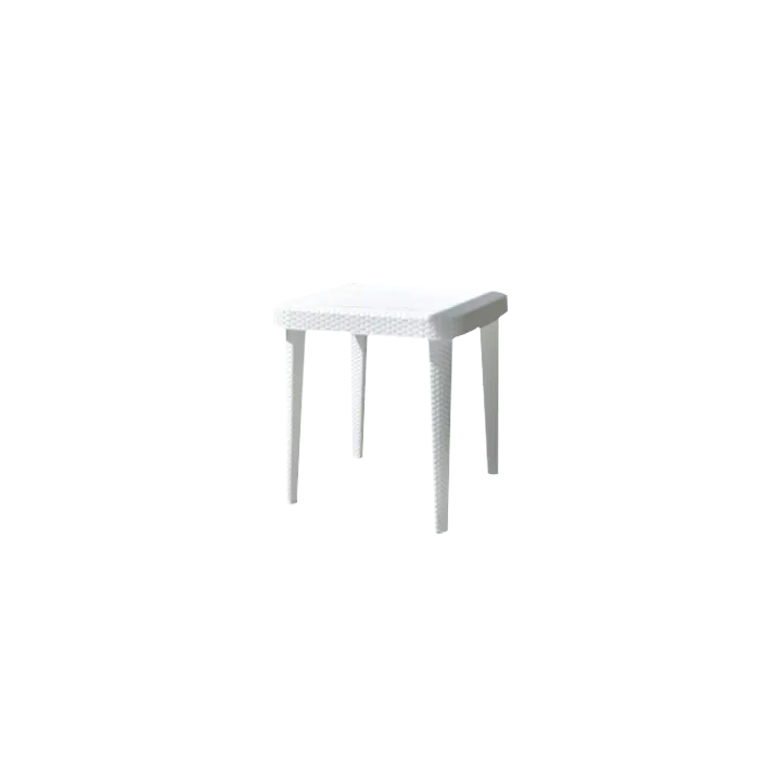 TABLE CARRÉE BLANCHE IBIZA 75*75CM SOFPINCE TABLE CARRÉE BLANCHE IBIZA 75*75CM SOFPINCE