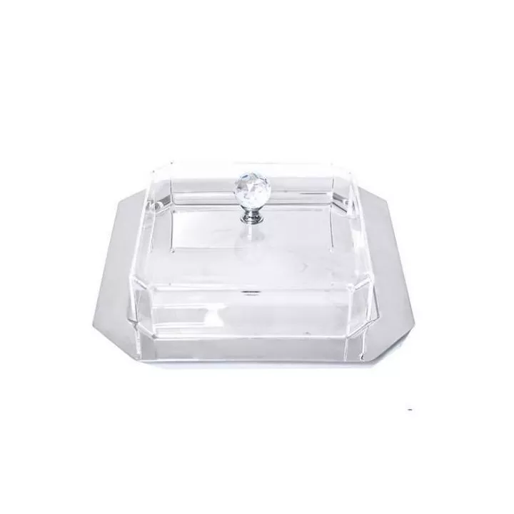 PLATEAU CARRÉ 21*21CM EN INOX 18/10 AVEC CLOCHE MAMINOX PLATEAU CARRÉ 21*21CM EN INOX 18/10 AVEC CLOCHE MAMINOX