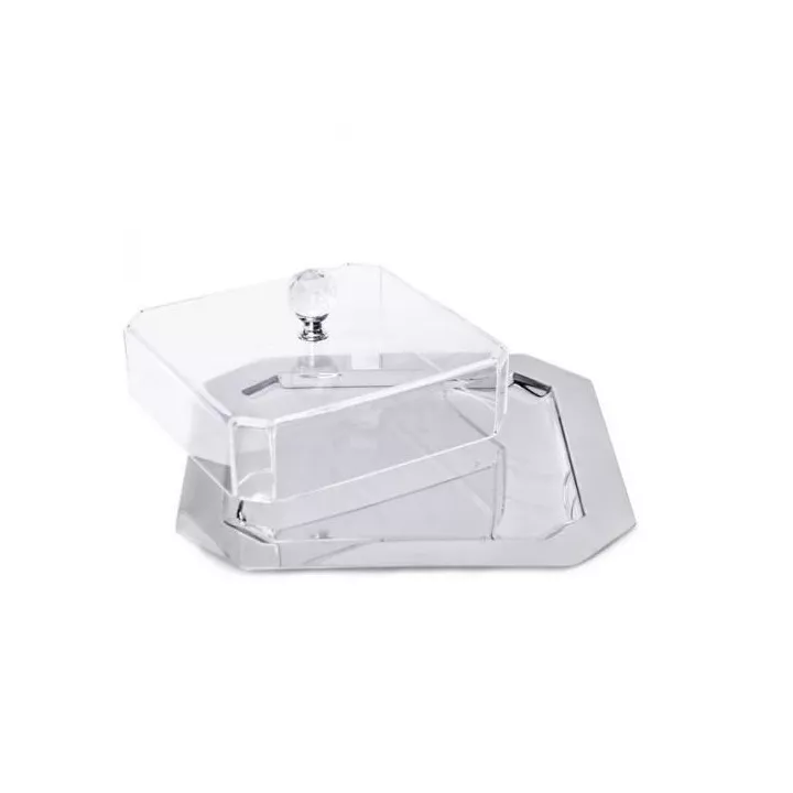 PLATEAU CARRÉ 21*21CM EN INOX 18/10 AVEC CLOCHE MAMINOX PLATEAU CARRÉ 21*21CM EN INOX 18/10 AVEC CLOCHE MAMINOX