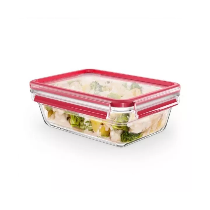 BOITE ALIMENTAIRE RECTANGULAIRE EN VERRE MASTERSEAL 1.3L TEFAL
