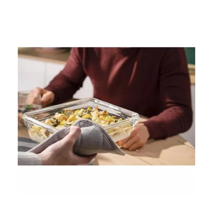 BOITE ALIMENTAIRE RECTANGULAIRE EN VERRE MASTERSEAL 1.3L TEFAL