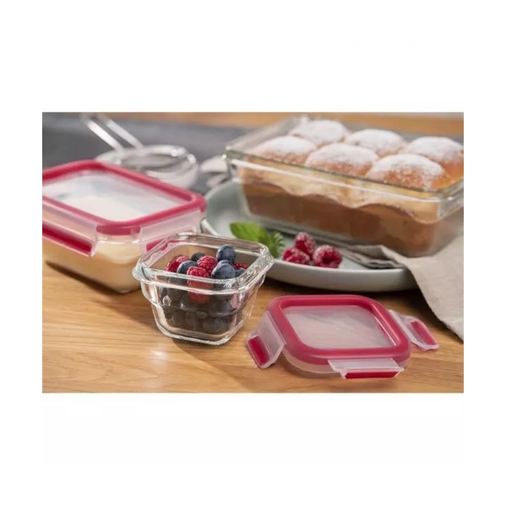 BOITE ALIMENTAIRE RECTANGULAIRE EN VERRE MASTERSEAL 1.3L TEFAL