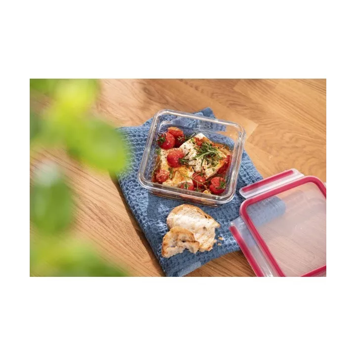 BOITE ALIMENTAIRE CARRÉ EN VERRE MASTERSEAL 0.8L TEFAL