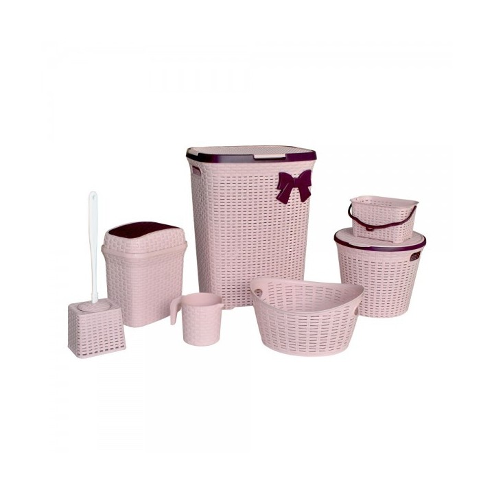 PACK SALLE DE BAIN ROTIN 7 PIÈCES SOTUFAB PLAST