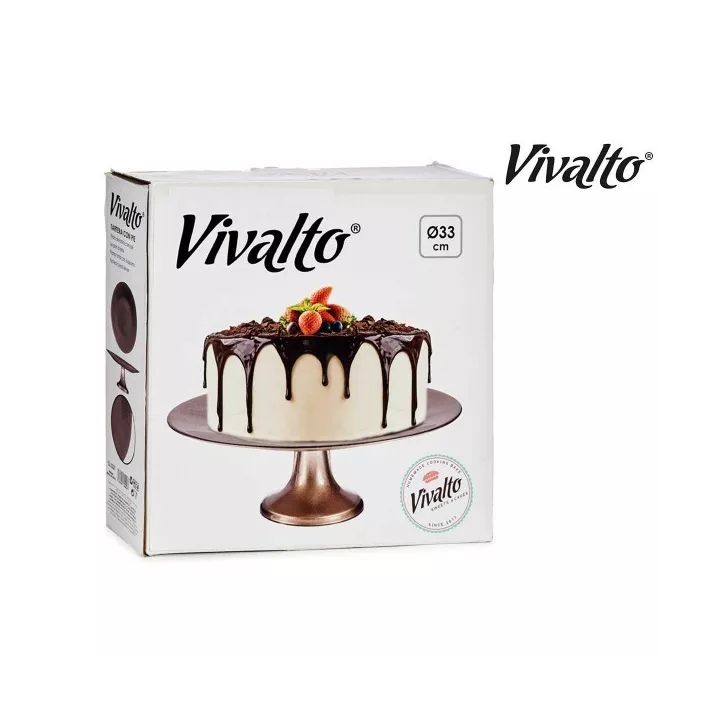 PLAT À TARTE EN VERRE Ø 33CM VIVALTO