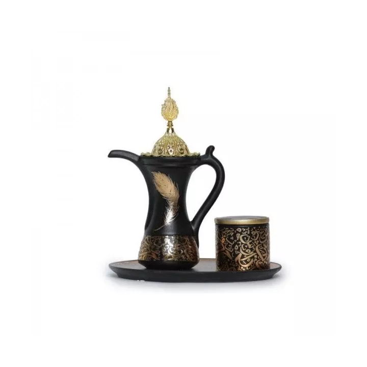 ENCENSOIR EN RÉSINE AVEC PLATEAU 3 EN 1