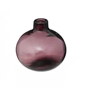 VASE SOLIFLORE EN VERRE PRUNE Ø12CM ATMOSPHERA