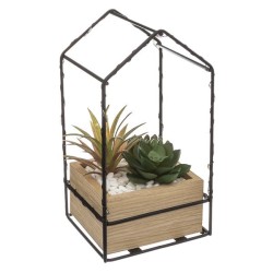 PLANTE ARTIFICIELLE AVEC LED HAUTEUR 19CM ATMOSPHERA