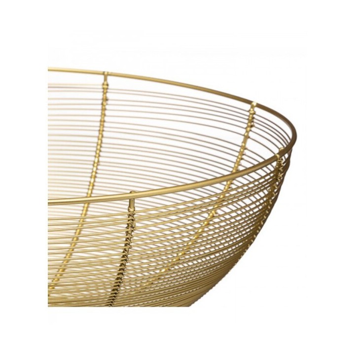 CORBEILLE CONTEMPORAINE Ø32 CM DORÉ 5FIVE CORBEILLE CONTEMPORAINE Ø32 CM DORÉ 5FIVE