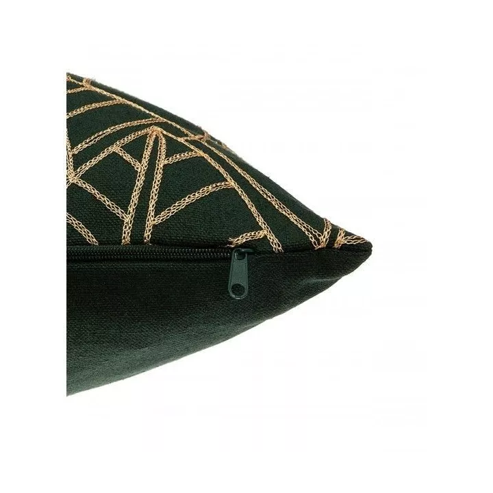 COUSSIN BRODÉ VERT CÈDRE/ DORÉ 40X40CM ATMOSPHERA COUSSIN BRODÉ VERT CÈDRE/ DORÉ 40X40CM ATMOSPHERA