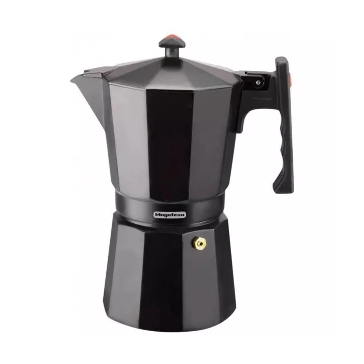 CAFETIÈRE 3 TASSES ALUMINIUM NOIR MAGEFESA