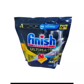 PACK DE 32 TABLETTES LAVE-VAISSELLE ULTIMATE ALL IN 1 CITRON FINISH PACK DE 32 TABLETTES LAVE-VAISSELLE ULTIMATE ALL IN 1 CITRON FINISH