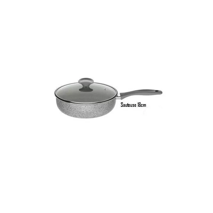 SAUTEUSE Ø18CM AVEC COUVERCLE GRANITE WINOX SAUTEUSE Ø18CM AVEC COUVERCLE GRANITE WINOX