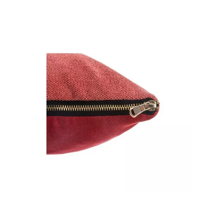 COUSSIN ZIPPER 40X40CM ROUGE ATMOSPHERA
