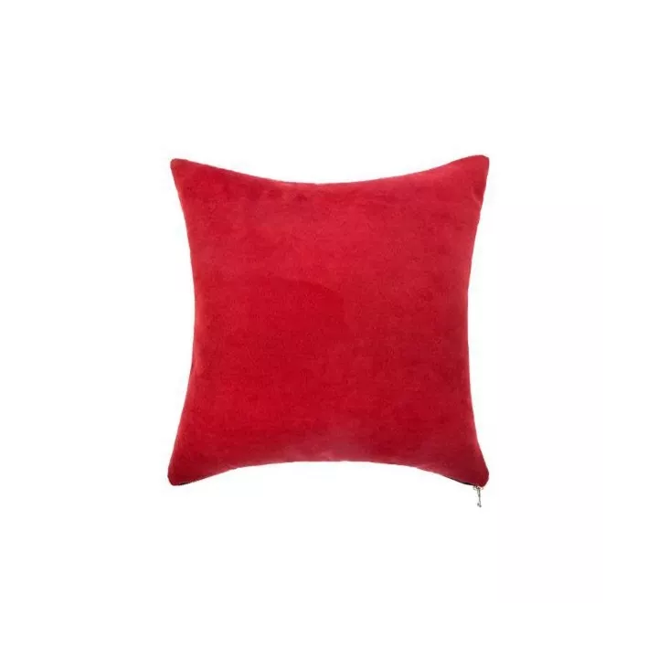 COUSSIN ZIPPER 40X40CM ROUGE ATMOSPHERA