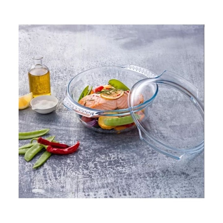 COCOTTE EN VERRE RONDE 4.9 L CLASSIC PYREX COCOTTE EN VERRE RONDE 4.9 L CLASSIC PYREX