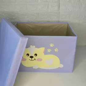 BOITE DE RANGEMENT GRAND MODEL POUR ENFANT PLIABLE AVEC COUVERCLE