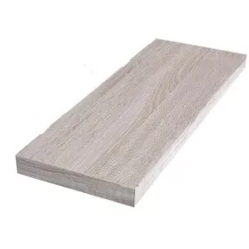 ÉTAGÈRE MURALE AVEC SUPPORT APPARENT 60*24*1.6CM CHÊNE BLANCHI