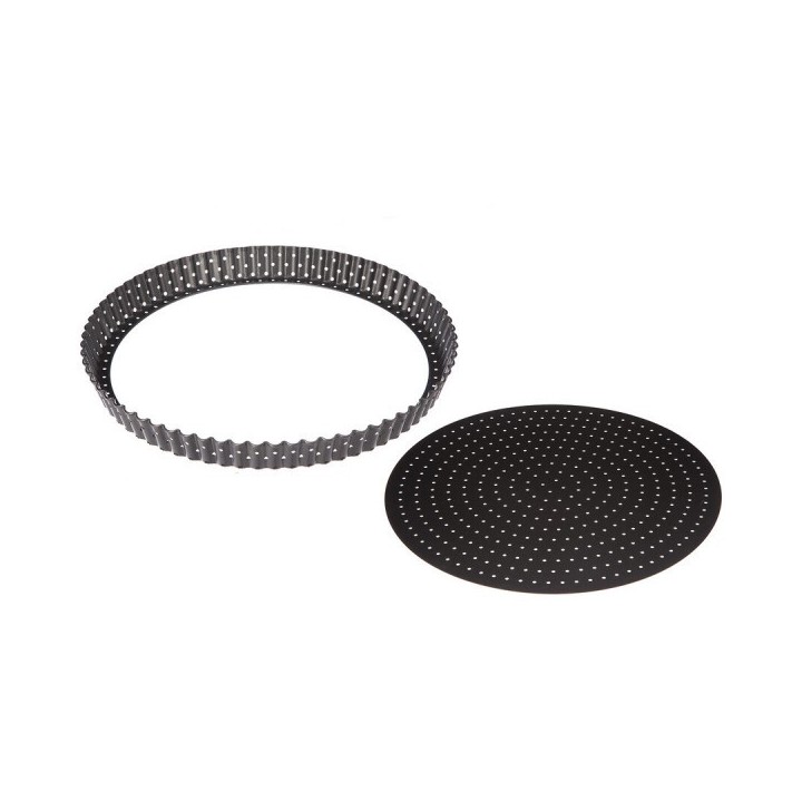 MOULE ROND PERFORÉ EN MÉTAL Ø28 CM 5FIVE MOULE ROND PERFORÉ EN MÉTAL Ø28 CM 5FIVE