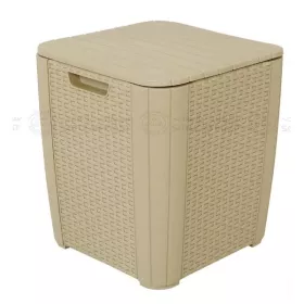 TABLE BASSE COFFRE ROTIN SOTUFAB PLAST