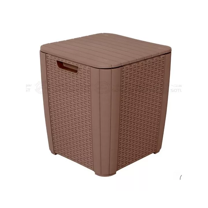 TABLE BASSE COFFRE ROTIN SOTUFAB PLAST