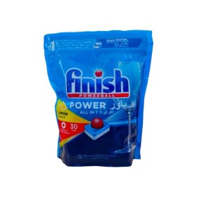 PACK DE 30 TABLETTES LAVE-VAISSELLE POWER ALL IN 1 CITRON FINISH PACK DE 30 TABLETTES LAVE-VAISSELLE POWER ALL IN 1 CITRON FINISH