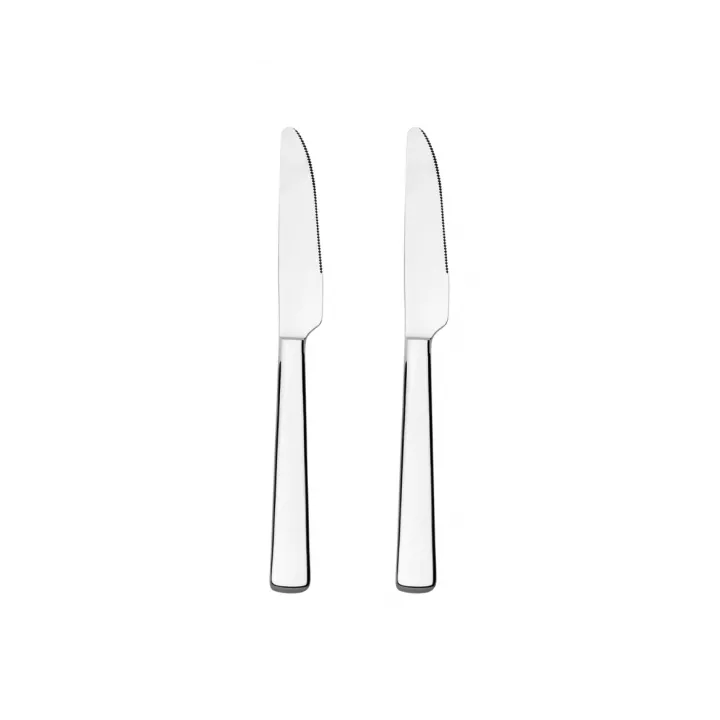 LOT DE 2 COUTEAUX DE TABLE ZEPHIR WINOX